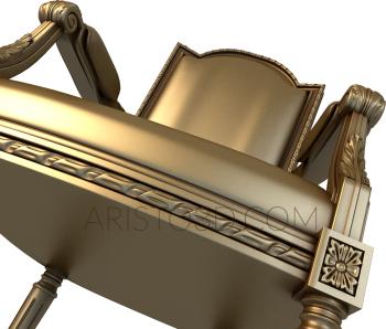 Armchairs (KRL_0017) 3D model for CNC machine